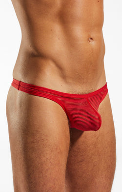 Cocksox Red Cx05sh Sheer Thong thumbnail 2