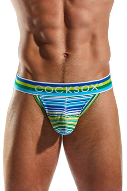 Cocksox Topspin Stripe Cx21n Jockstrap thumbnail 1