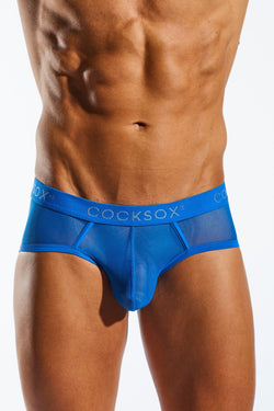 Cocksox Tranquil Blue CX76ME Nero Sport Mesh brief thumbnail 1