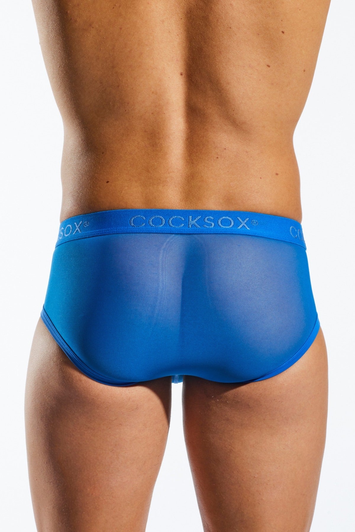 Cocksox Tranquil Blue CX76ME Nero Sport Mesh brief