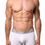 Cocksox White/Silver Shimmer Contour Pouch Boxer Brief