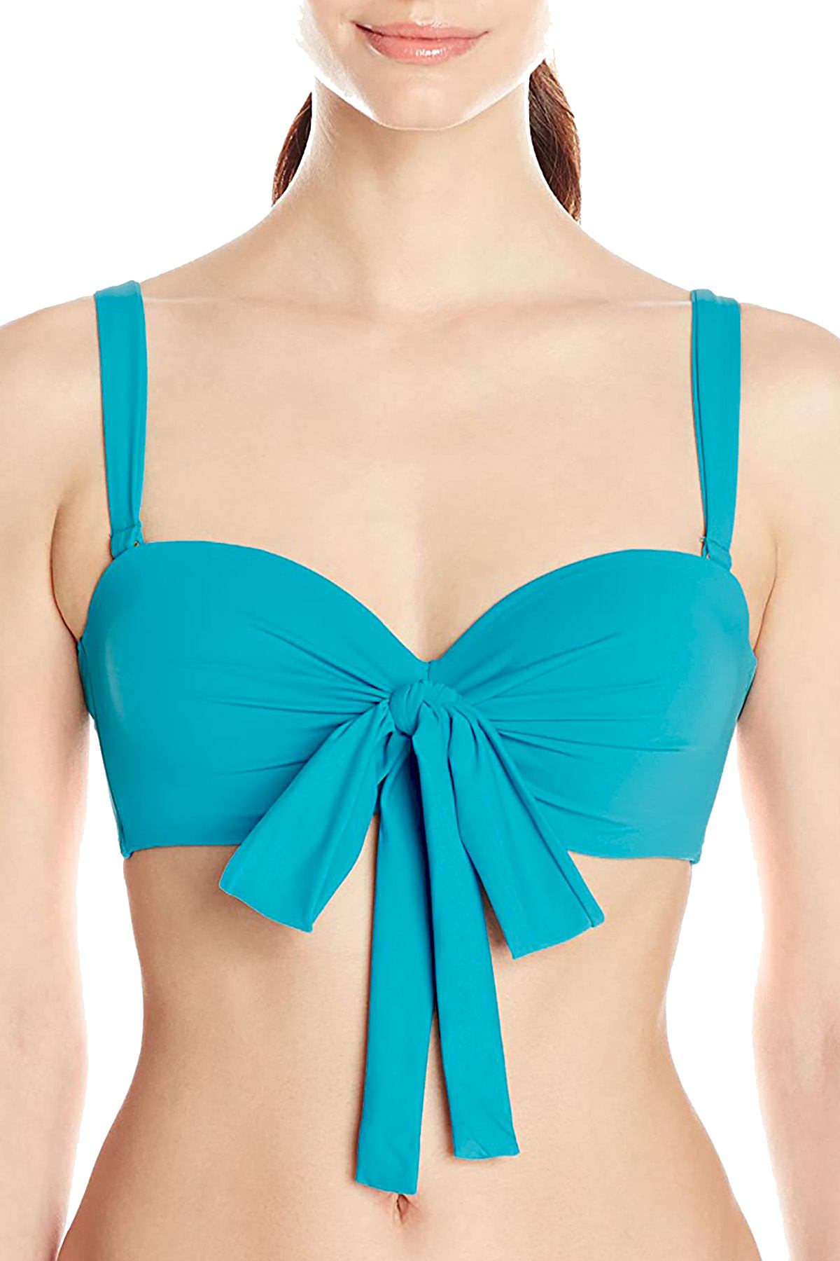 Coco Reef Topaz Teal Bra Sized Convertible 5-Way Underwire Bikini Top