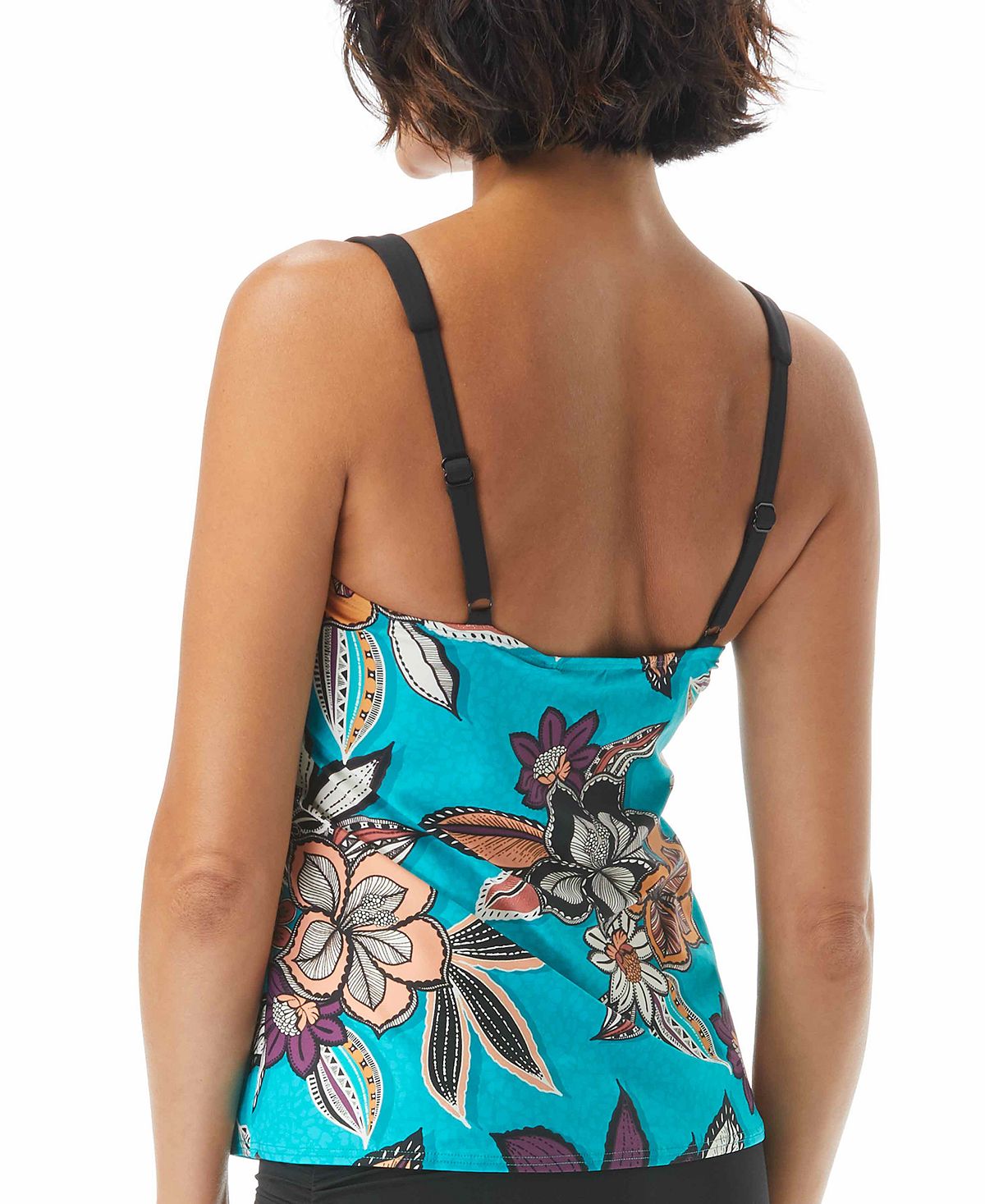 Coco Reef Ultra Fit Printed Underwire Tankini Top Safari Tropical