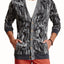 Cohesive & Co. Grey Gerome Camouflaged Cardigan
