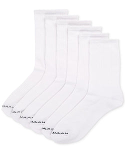 Cole Haan 6-pk. Crew Socks White thumbnail 1