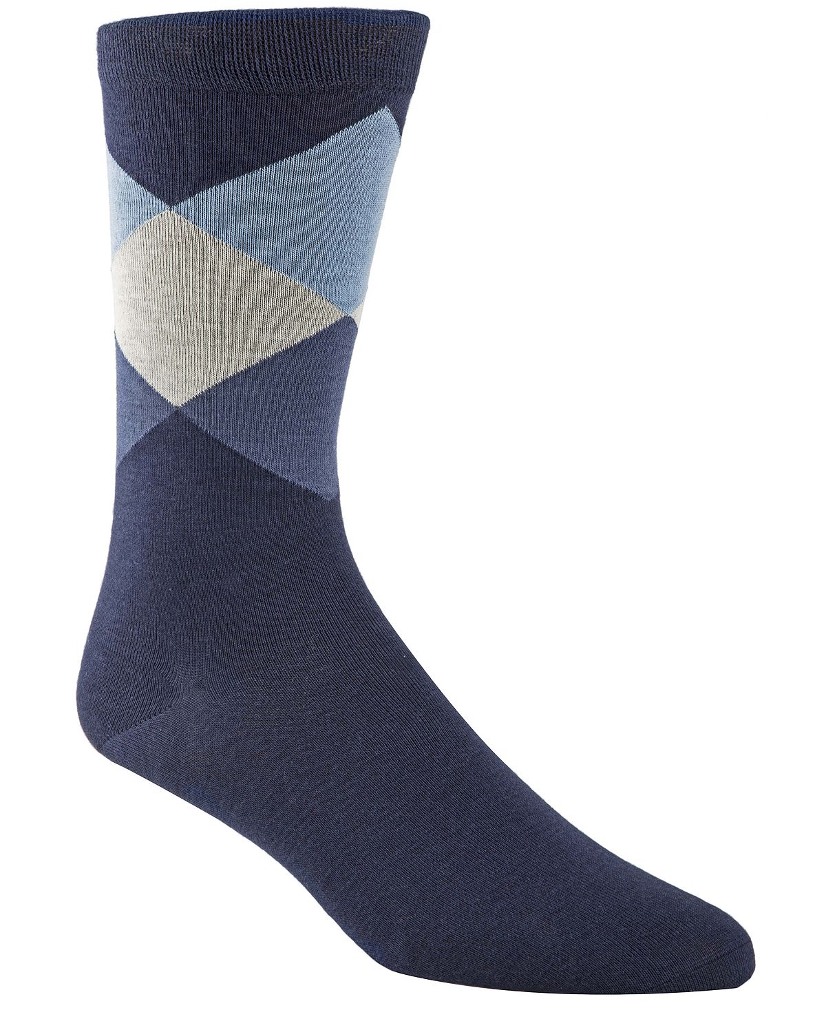 Cole Haan Diamond Crew Socks Marine Blue