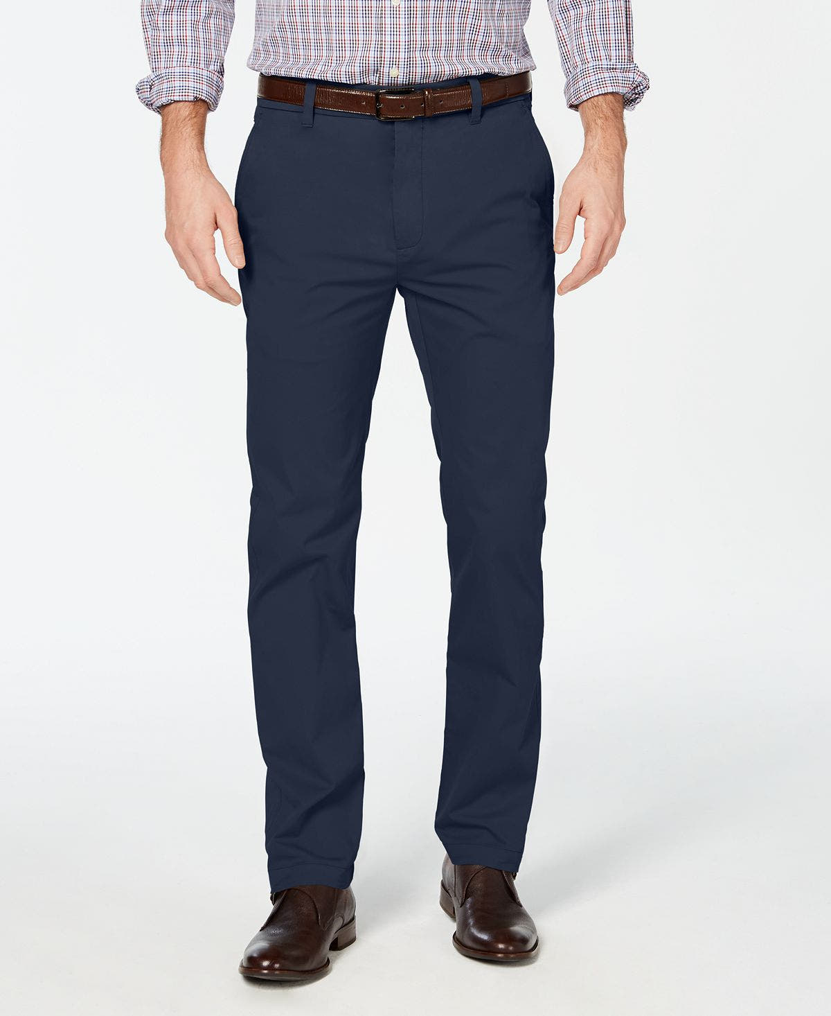 Cole Haan Grandos Wearable Technology Slim-fit Performance Stretch Water-repellent Chino Pants Blue