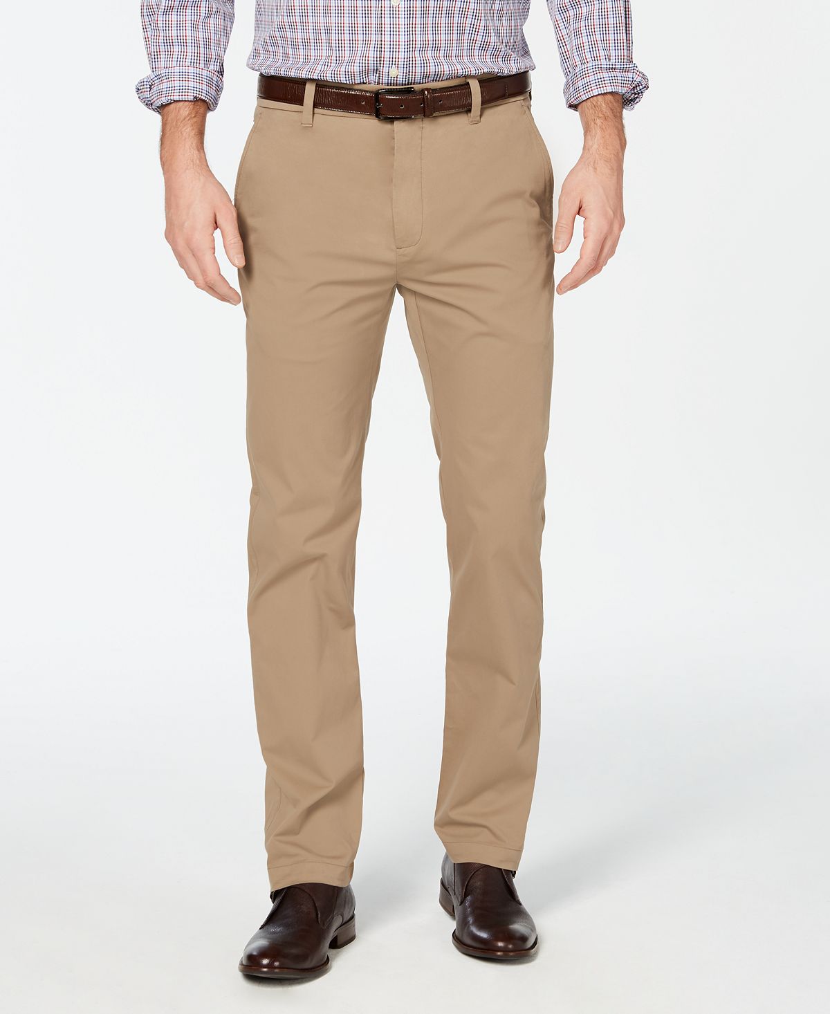 Cole Haan Grandos Wearable Technology Slim-fit Performance Stretch Water-repellent Chino Pants Tan