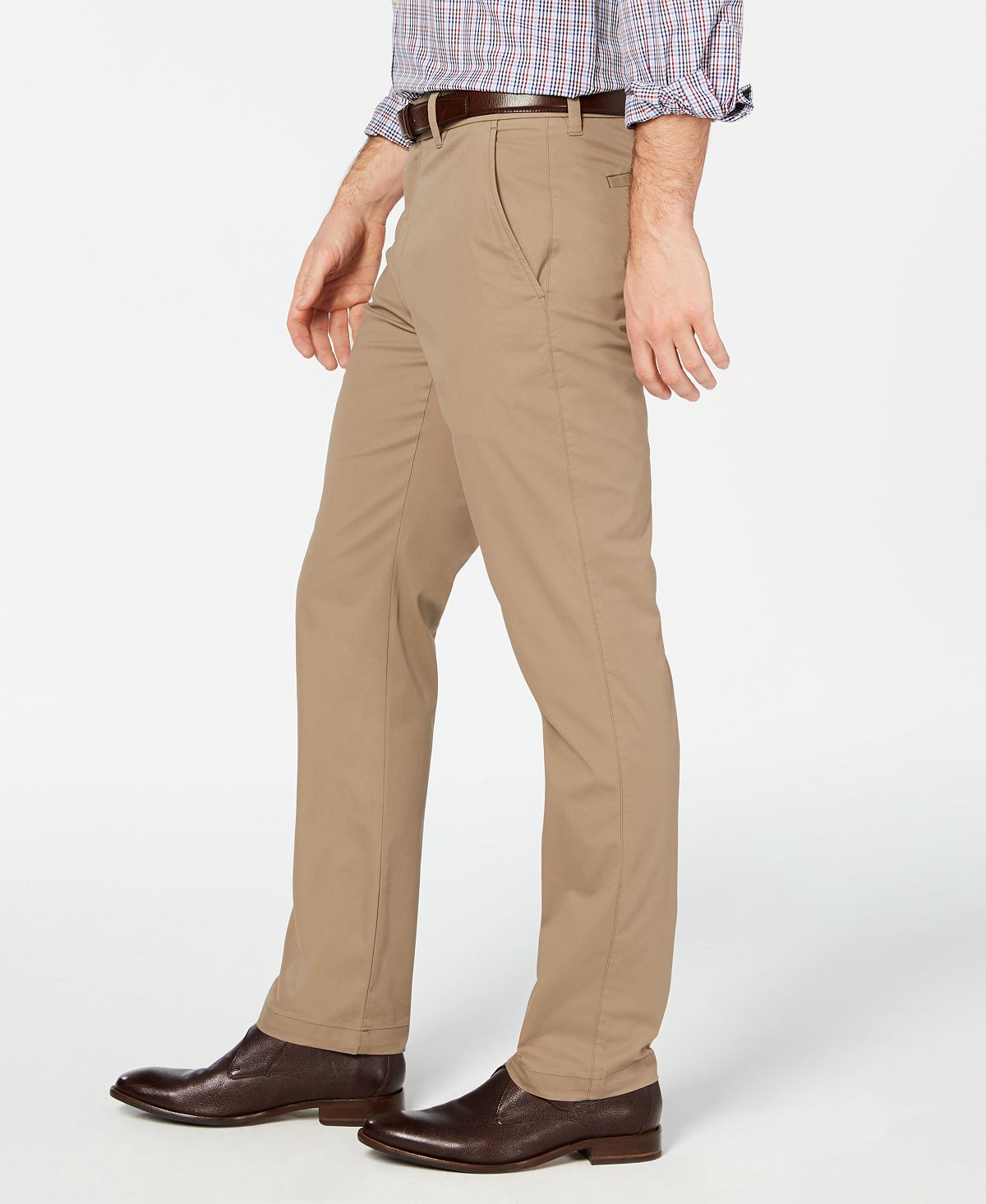 Cole Haan Grandos Wearable Technology Slim-fit Performance Stretch Water-repellent Chino Pants Tan