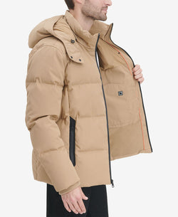 Cole Haan Kenny Puffer Parka Jacket Khaki thumbnail 2