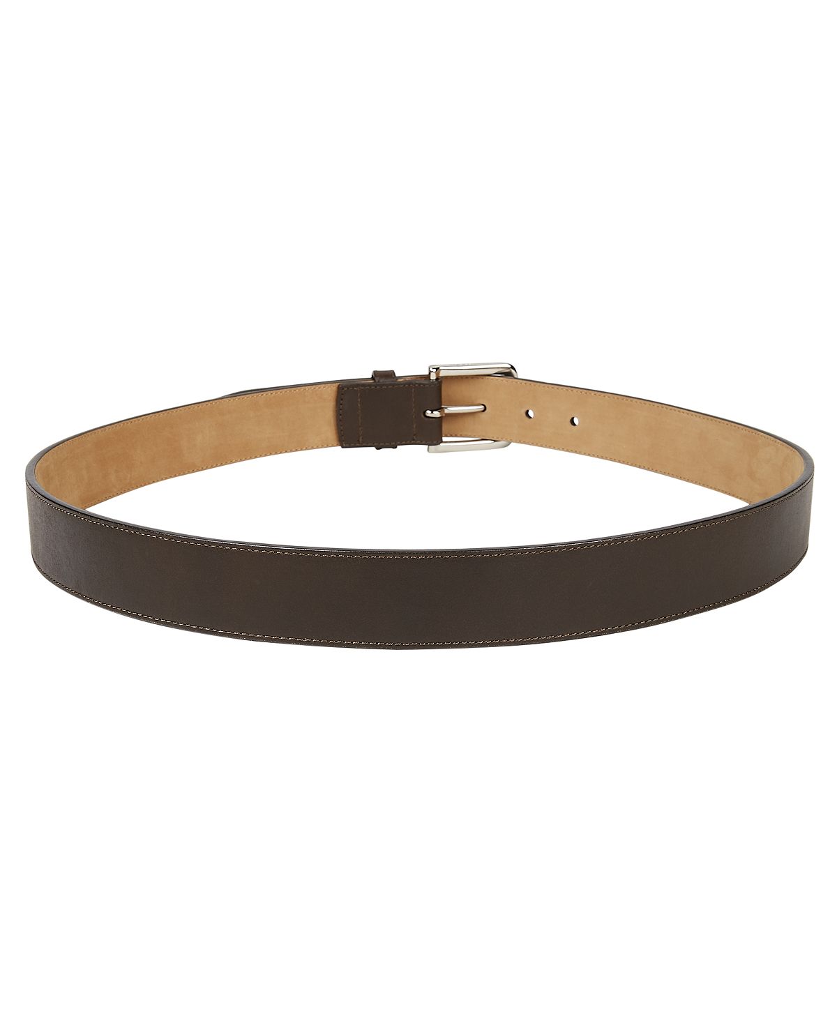 Cole Haan Leather Belt Chocolate