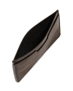 Cole Haan Leather Card Case Bison Brown thumbnail 2