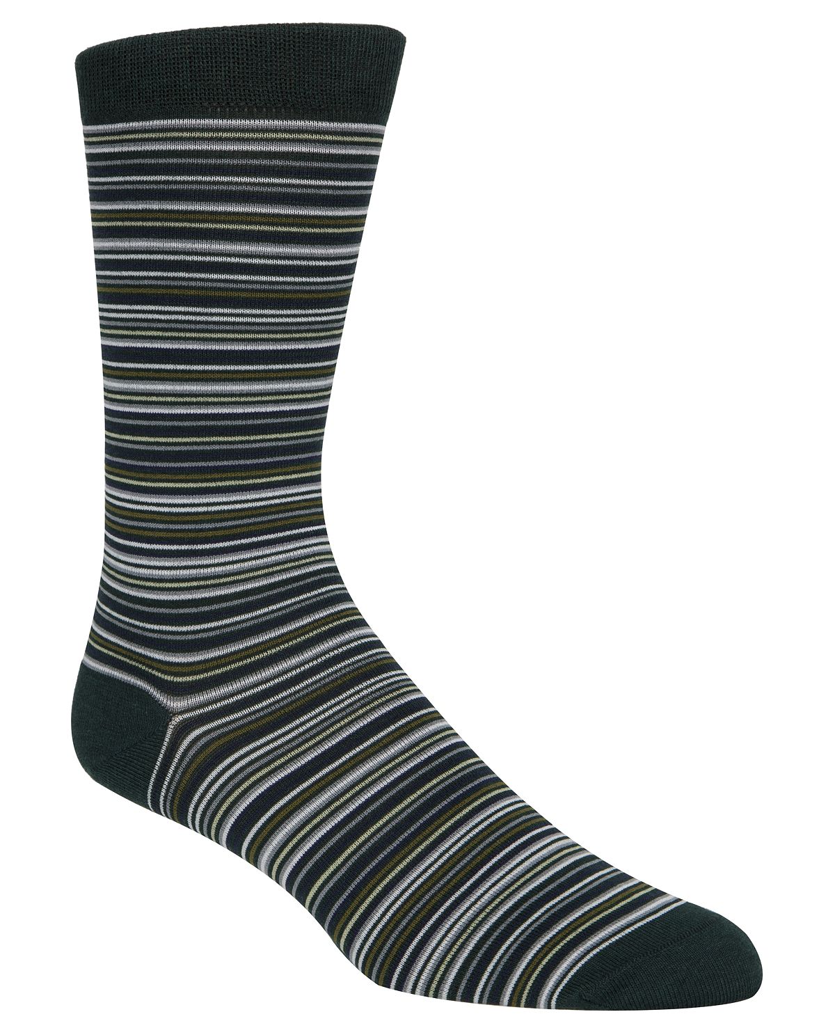 Cole Haan Multi Stripe Crew Socks Tripe Crew - Pine Grove