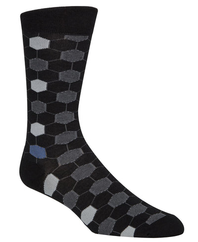 Cole Haan Polygon Socks Black