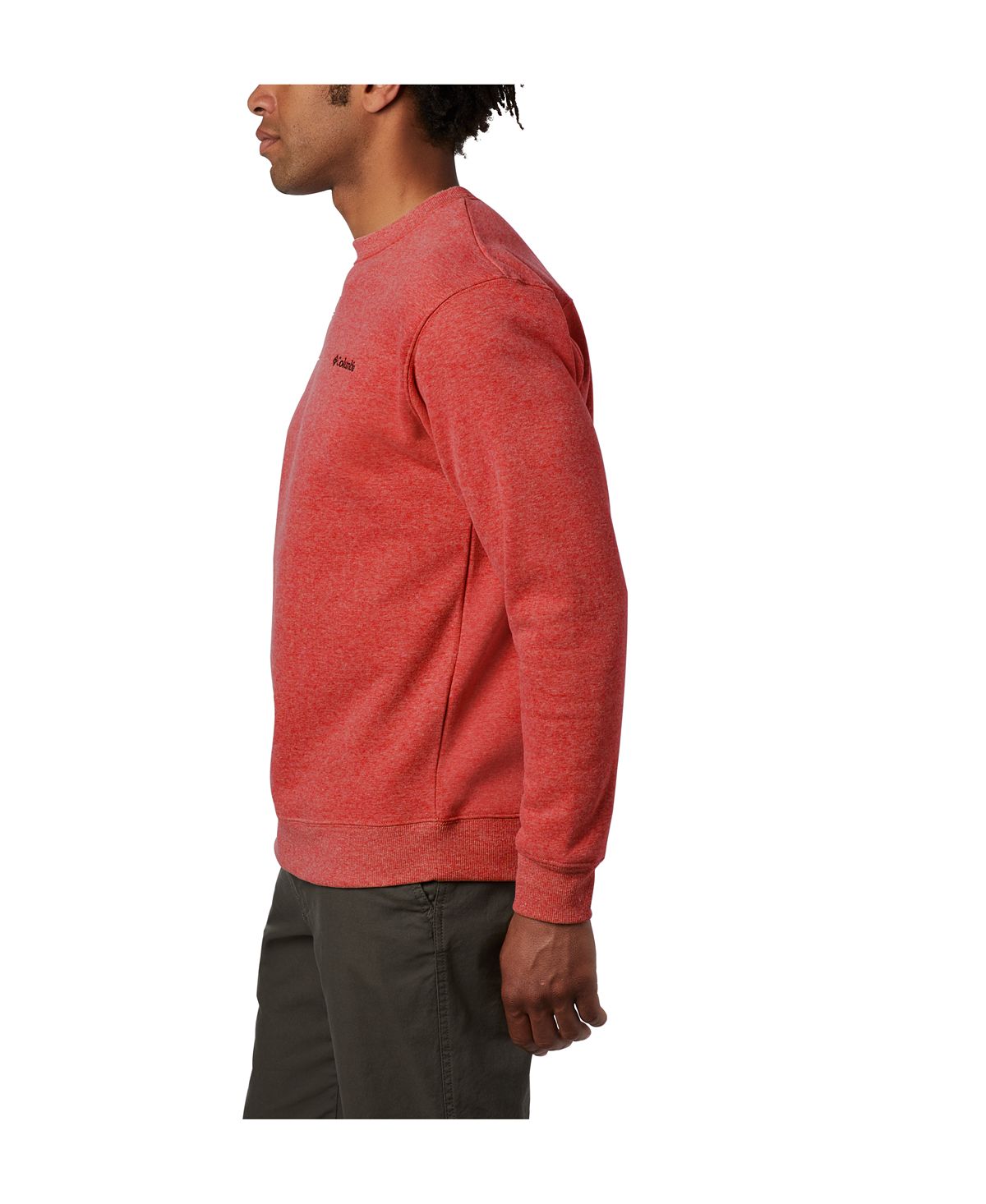 Columbia Big And Tall Hart Mountain Sweatshirt Red Jasper