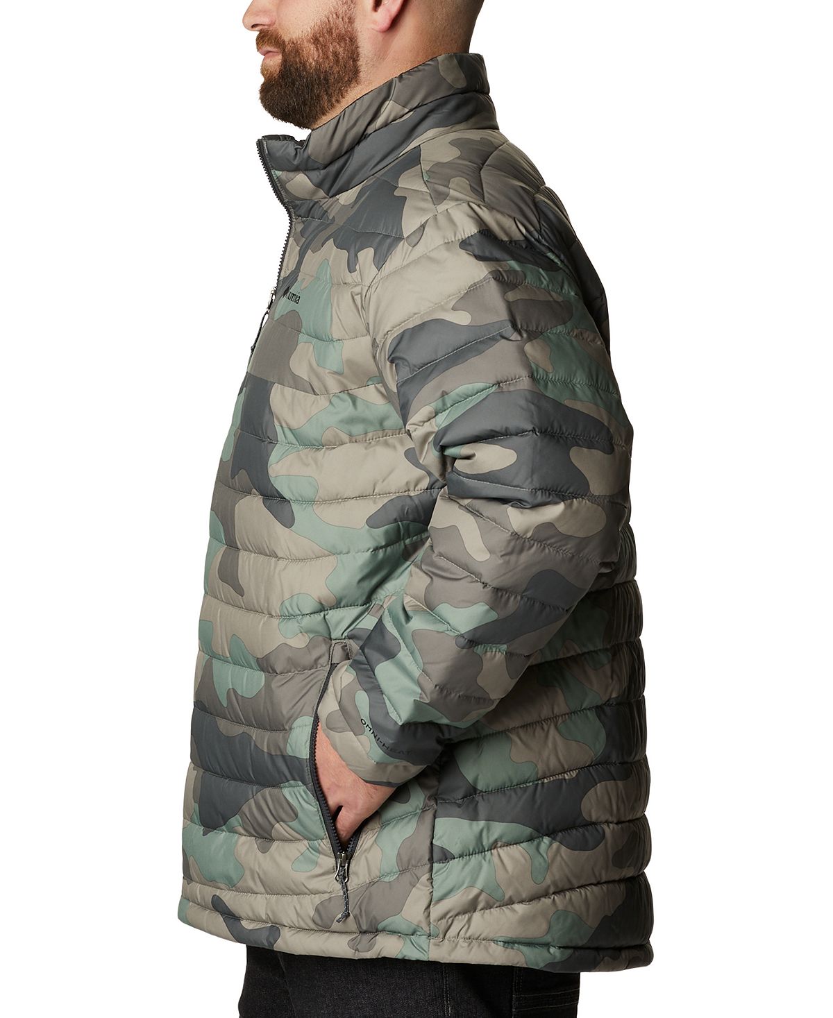 Columbia Big & Tall Powder Lite Jacket Cypress Mod Camo Print