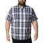 Columbia Big & Tall Rapid Rivers™ Ii Short Sleeve Shirt Collegiate Navy Ombre Plaid