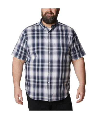 Columbia Big & Tall Rapid Rivers™ Ii Short Sleeve Shirt Collegiate Navy Ombre Plaid