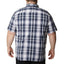 Columbia Big & Tall Rapid Rivers™ Ii Short Sleeve Shirt Collegiate Navy Ombre Plaid
