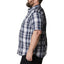 Columbia Big & Tall Rapid Rivers™ Ii Short Sleeve Shirt Collegiate Navy Ombre Plaid