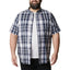 Columbia Big & Tall Rapid Rivers™ Ii Short Sleeve Shirt Collegiate Navy Ombre Plaid
