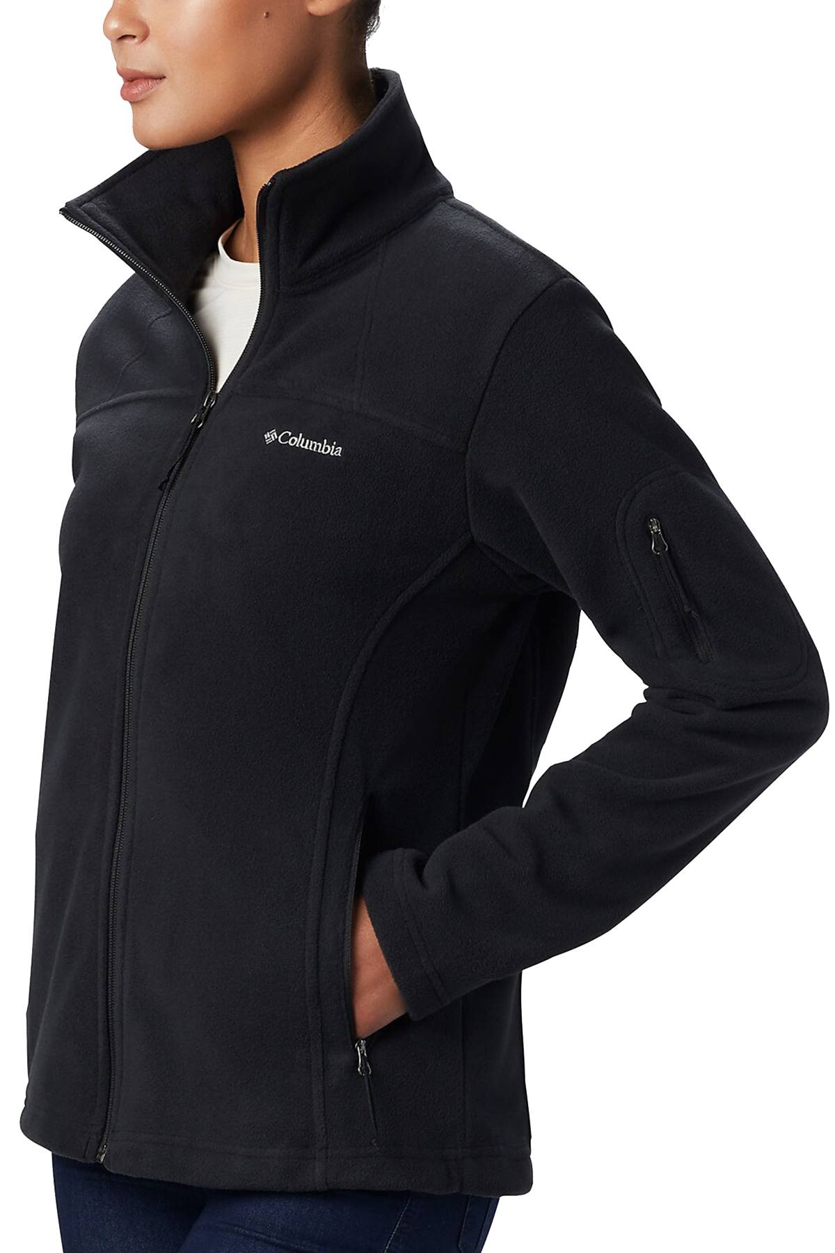 Columbia Black Cool Intervention Full-Zip Fleece Jacket