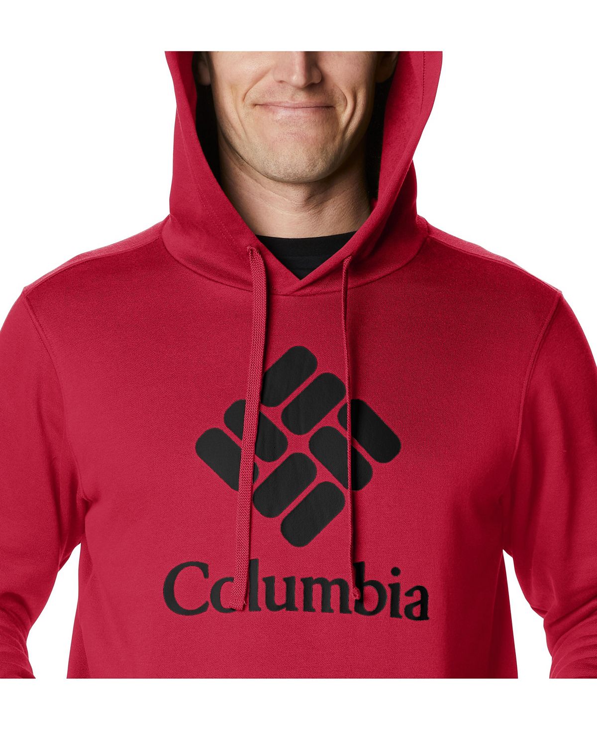 Columbia Csc Stacked Logo Trek Hoodie Mountain Red, Black CSC Stacked Logo