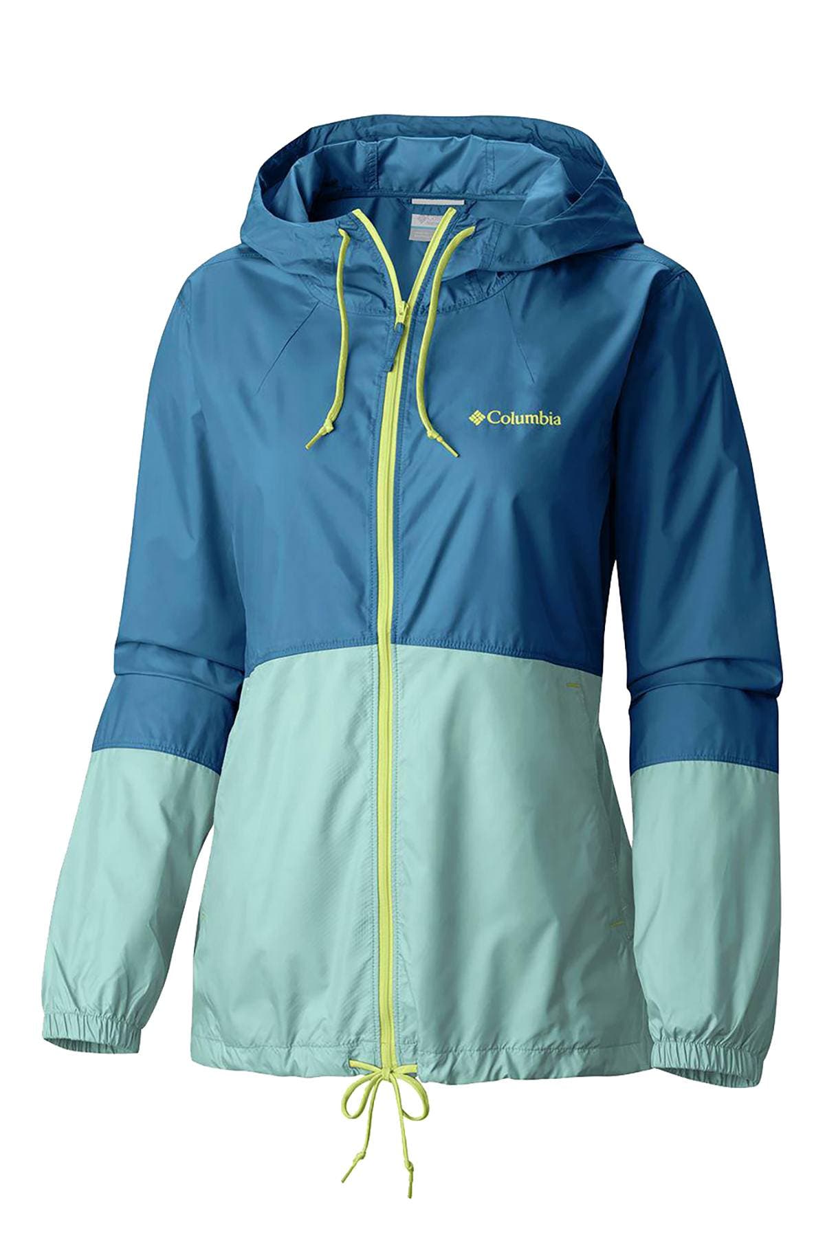 Columbia Dark-Cyan/Wind Flash Forward™ Water-Resistant Windbreaker