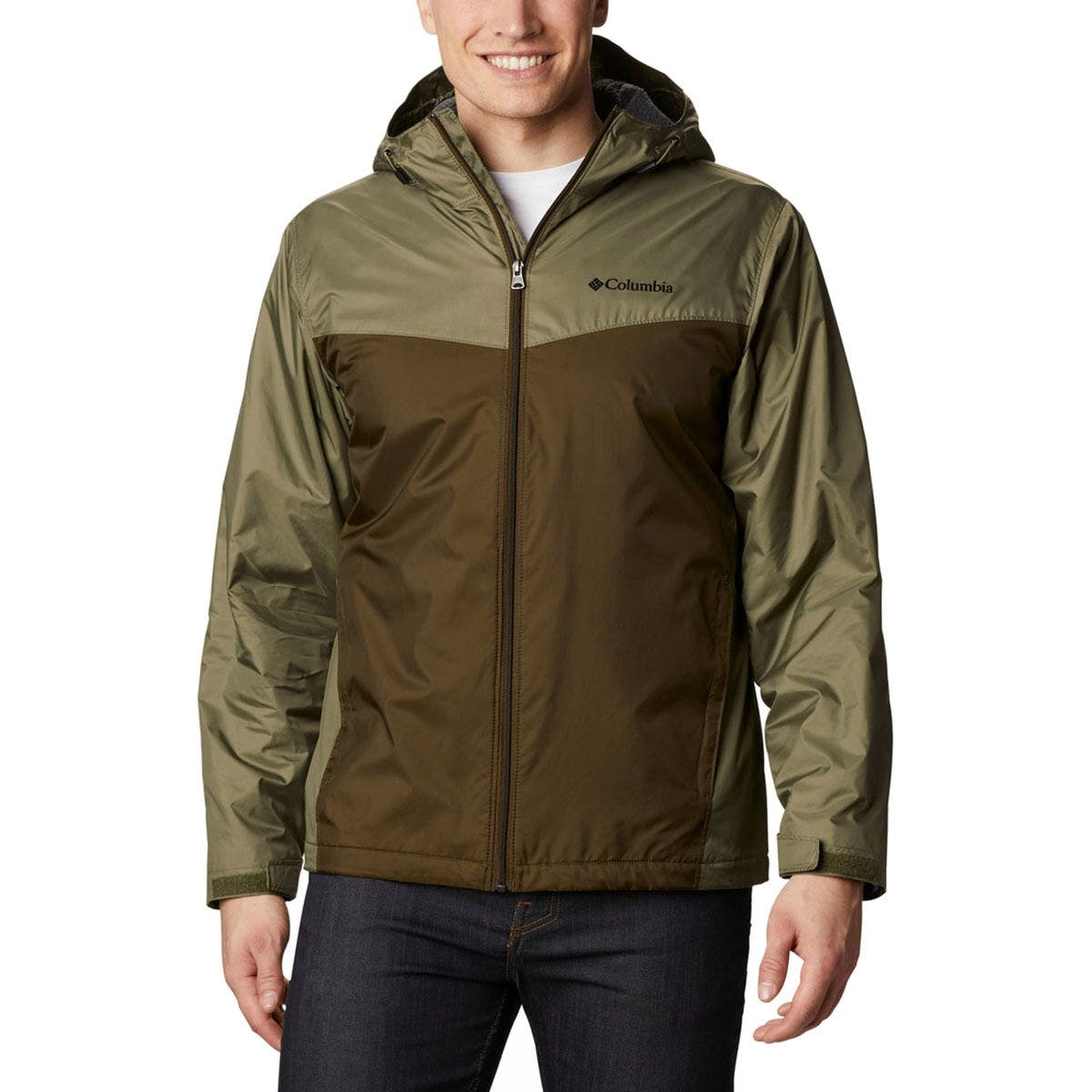 Columbia Glennaker Sherpa Lined Jacket Olive green