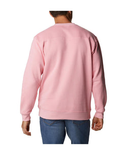Columbia Hart Mountain Ii Crew Sweatshirt Pink Orchid Heather thumbnail 4