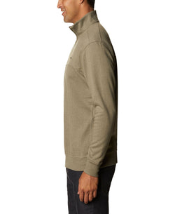 Columbia Hart Mountain Ii Quarter-zip Fleece Sweatshirt Stone Green Heather thumbnail 4