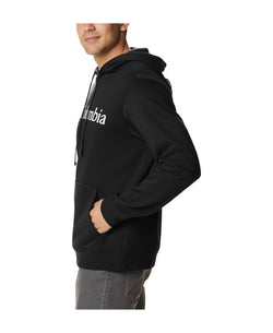 Columbia Logo Trek Hoodie Black, White thumbnail 3