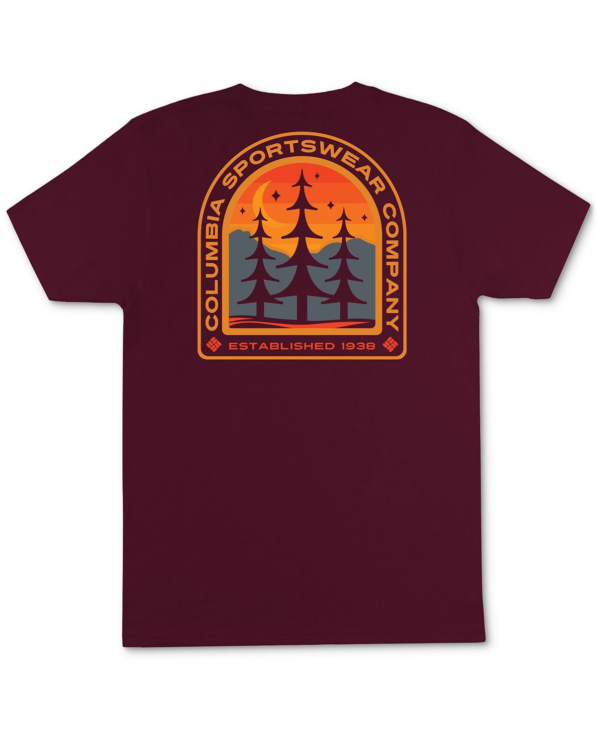 Columbia Monte Graphic T-shirt Rich Wine