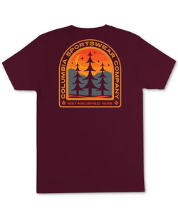Columbia Monte Graphic T-shirt Rich Wine thumbnail 1