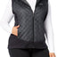 Columbia PLUS Black Warmer Days Quilted Hooded Fleece Vest