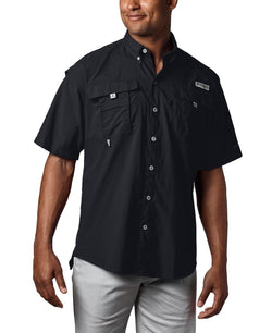 Columbia Pfg Bahama Ii Upf-50 Quick Dry Shirt Black thumbnail 1