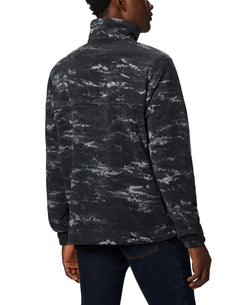 Columbia Printed Steens Fleece Jacket Black Texture Camo thumbnail 2