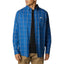Columbia Rapid Rivers Ii Long Sleeve Shirt Bright Indigo Tartan Grid