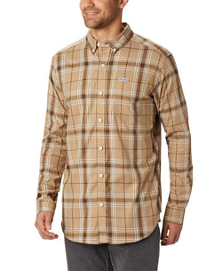 Columbia Rapid Rivers Ii Long Sleeve Shirt Crouton Traditional Plaid thumbnail 1