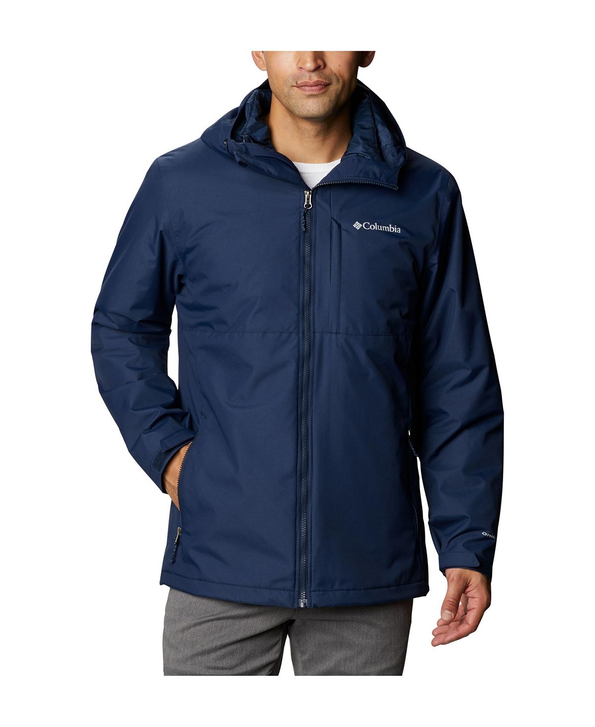 Columbia Ridge Gates Interchange Jacket Colegiate Navy, Dobby CheapUndies