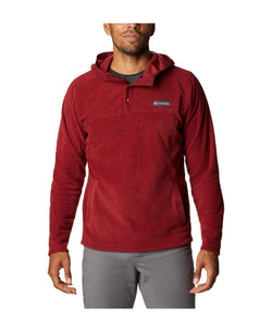 Columbia Steens Mountain Novelty Quarter Snap Fleece Hoodie Red Jasper thumbnail 1