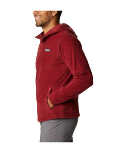 Columbia Steens Mountain Novelty Quarter Snap Fleece Hoodie Red Jasper thumbnail 2