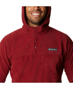 Columbia Steens Mountain Novelty Quarter Snap Fleece Hoodie Red Jasper thumbnail 4