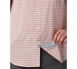 Columbia Twisted Creek Ii Moisture-wicking Upf 30 Stripe Shirt Red Jasper Stripe thumbnail 3