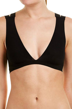 Commando Black Stripped/Studded Bralette thumbnail 3