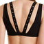 Commando Black Stripped/Studded Bralette