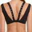 Commando Black Stripped/Studded Bralette