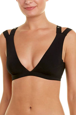 Commando Black Stripped/Studded Bralette thumbnail 2