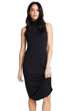 Commando Midnight-Black Butter-Chic Turtleneck Chemise thumbnail 1