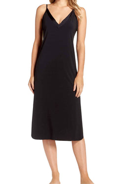 Commando Midnight-Black Butter/Satin Chemise thumbnail 1